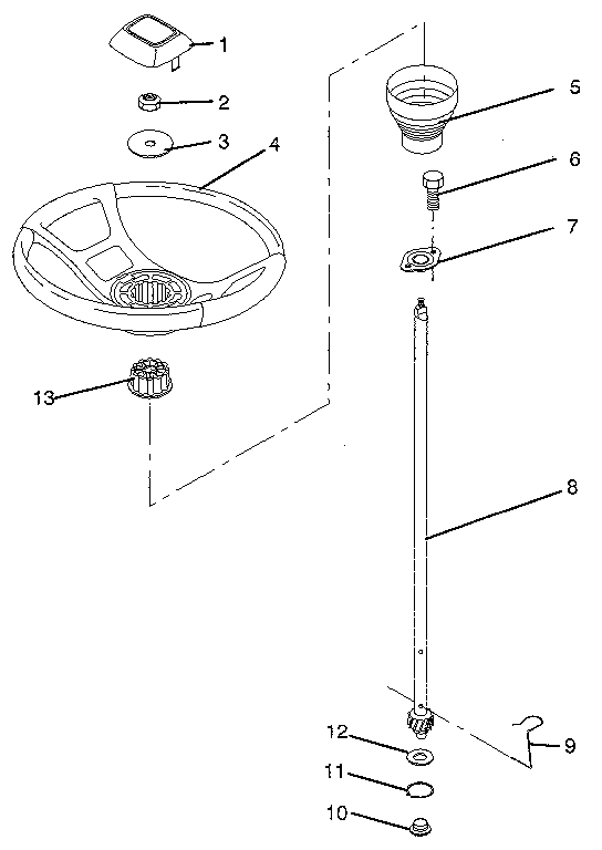 Craftsman 917257460 steering wheel diagram