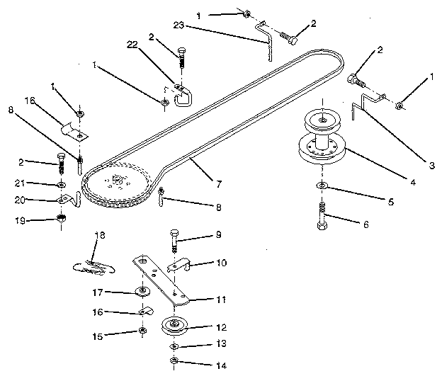 Craftsman 917257460 ground drive diagram