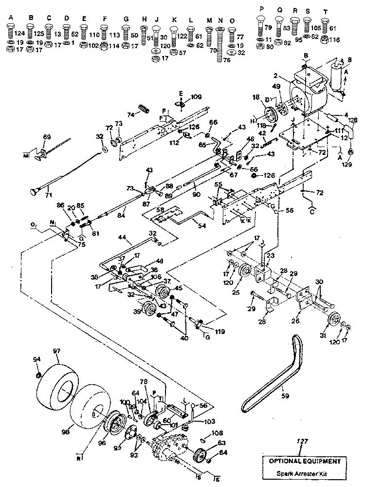 Craftsman 917250031 ground drive diagram