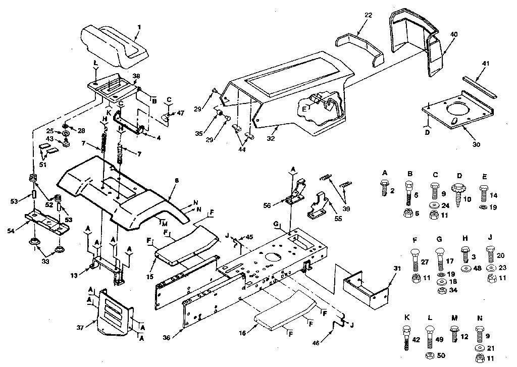 Craftsman 917254651 chassis diagram