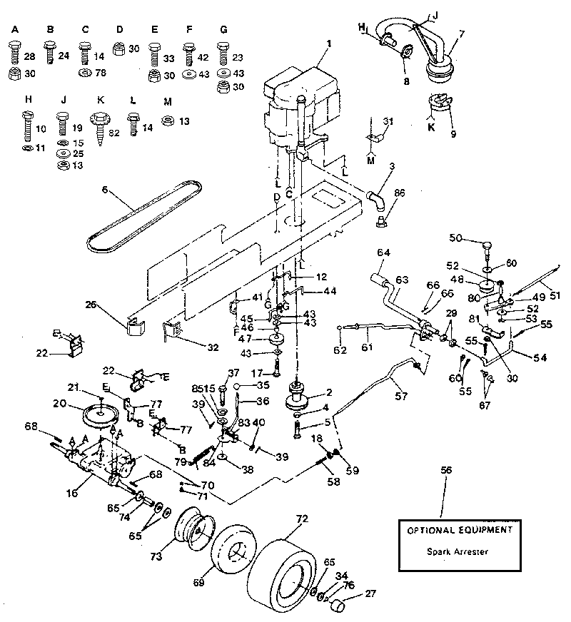 Craftsman 917254651 drive diagram