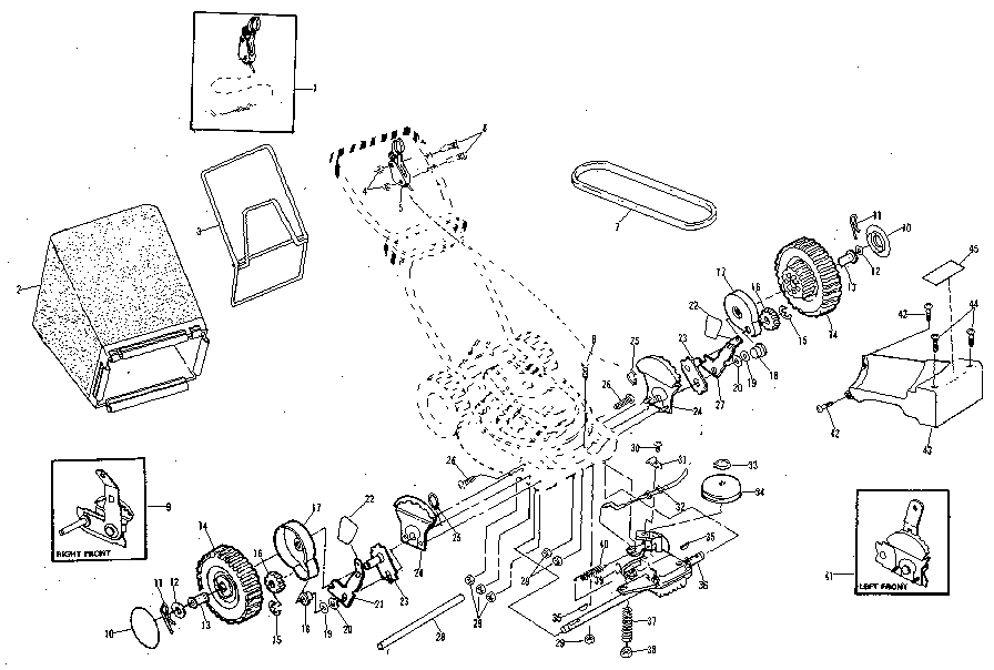 Craftsman 917374650 drive assembly diagram