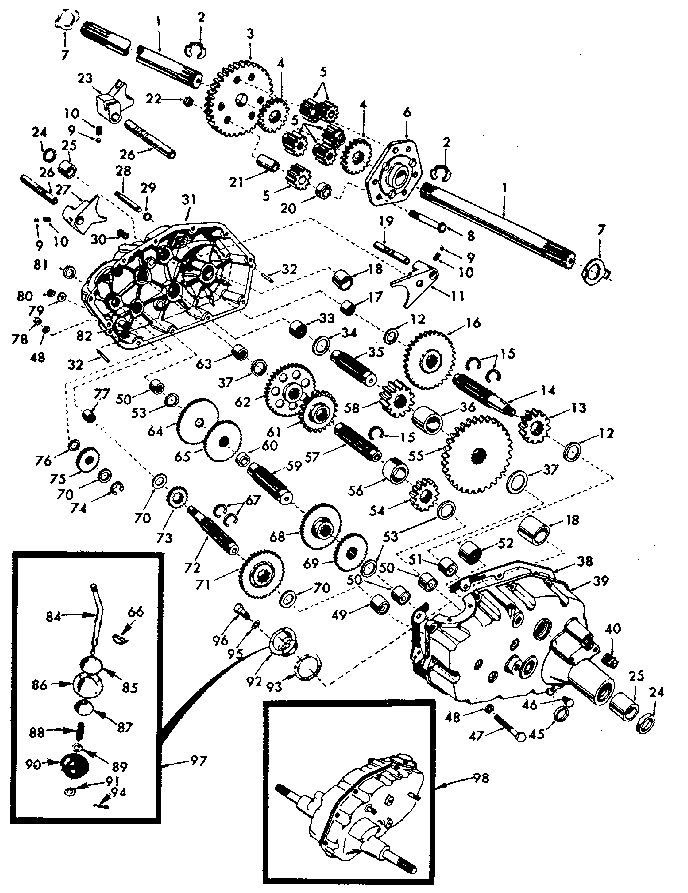 Craftsman 917255950 transaxle diagram