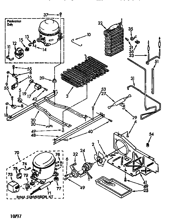 Kenmore 1069512380 unit diagram