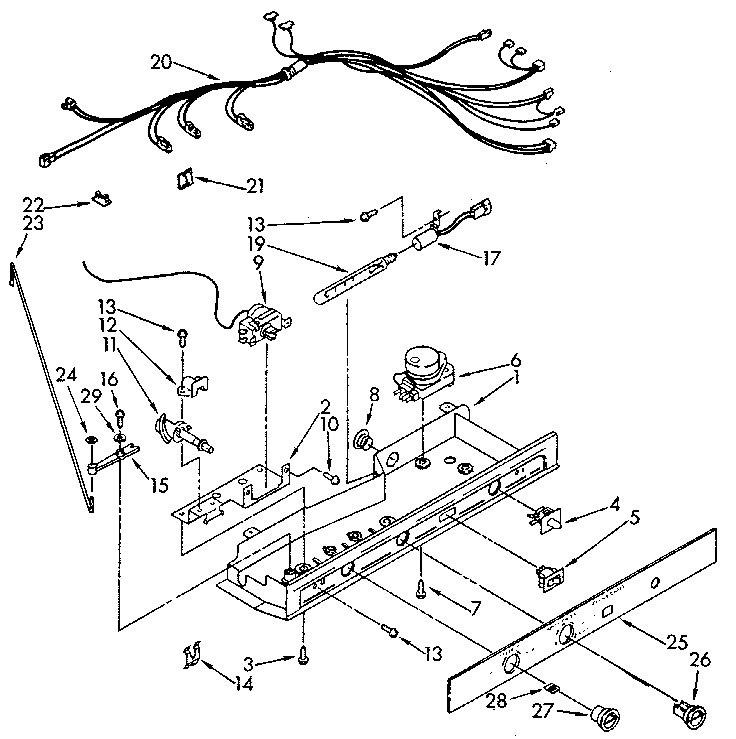 Kenmore 1069512380 control diagram