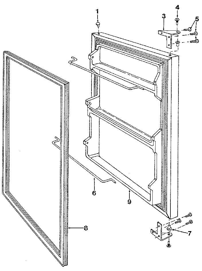 Marvel 6FRF door diagram