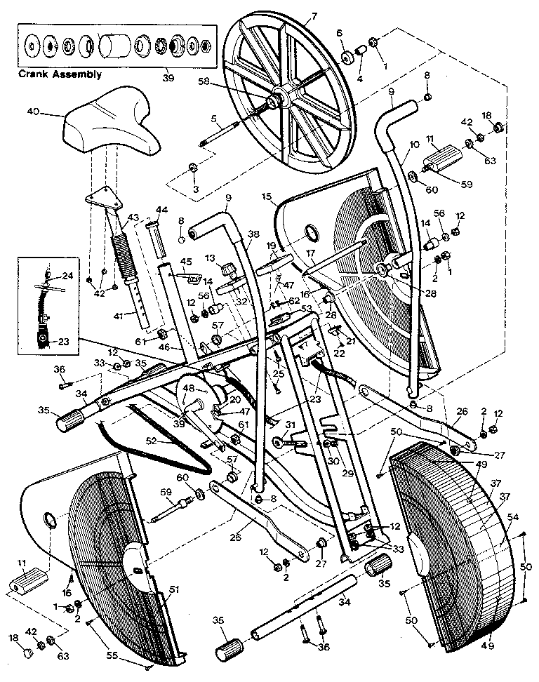 Proform PF411200 unit parts diagram