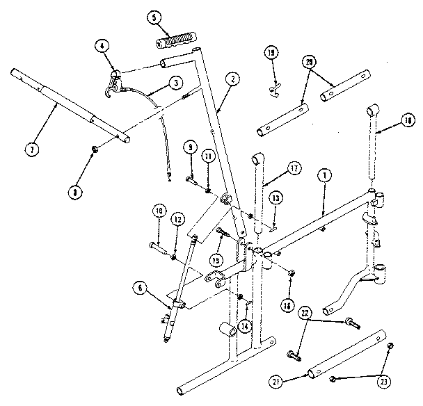 Everest & Jennings MARATHON 5MV recliner frame diagram