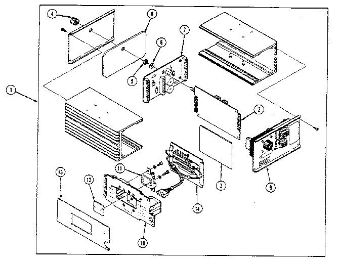 Everest & Jennings MARATHON 5MV module, cables diagram