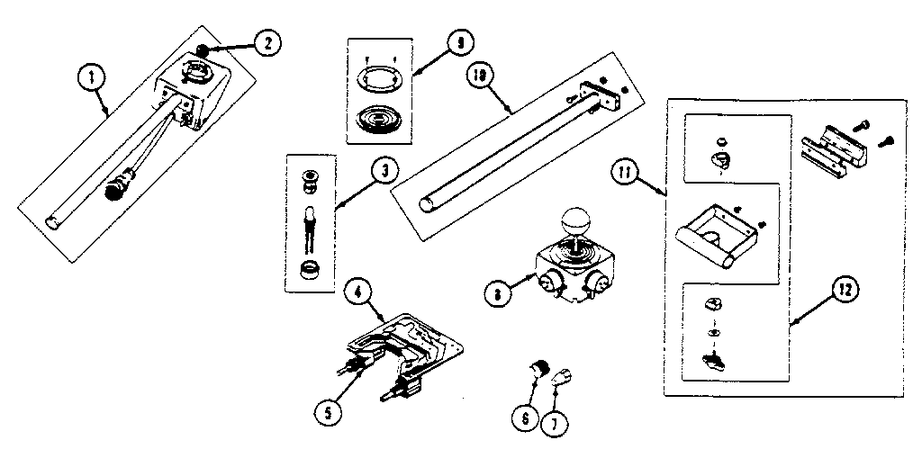 Everest & Jennings MARATHON 5MV standard hand control diagram