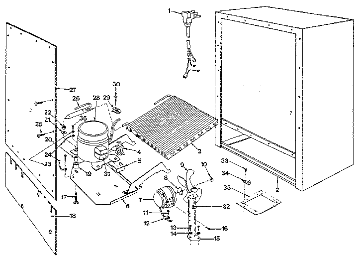 Marvel 80RF unit parts diagram
