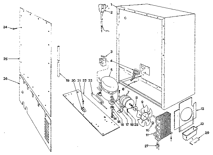Marvel 80RF unit parts diagram