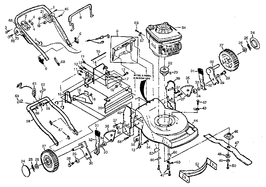 Craftsman 917372570 main frame diagram