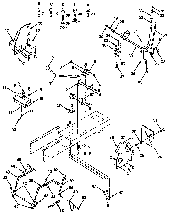 Craftsman 917254790 lift adjustment diagram