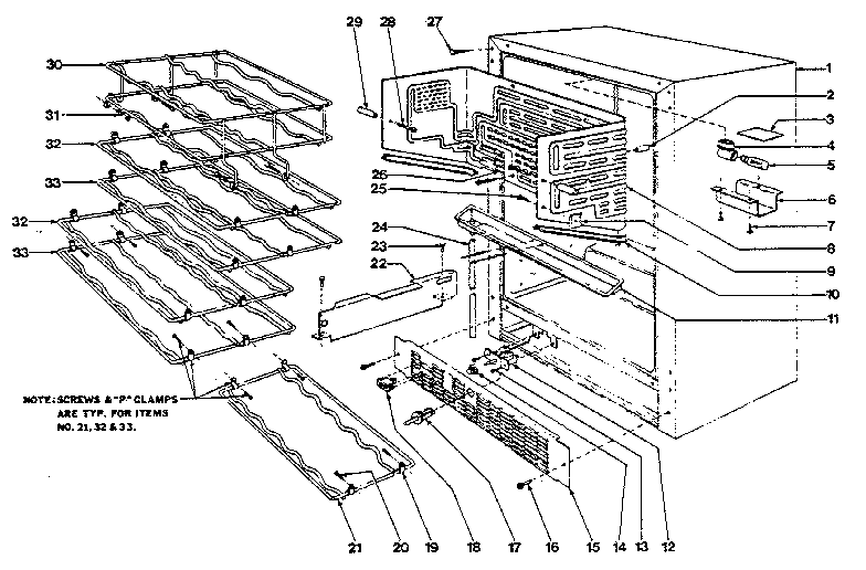 Marvel 61WC cabinet parts diagram