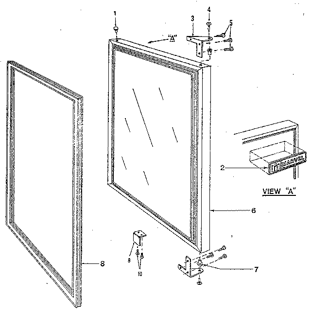Marvel 61WC door diagram