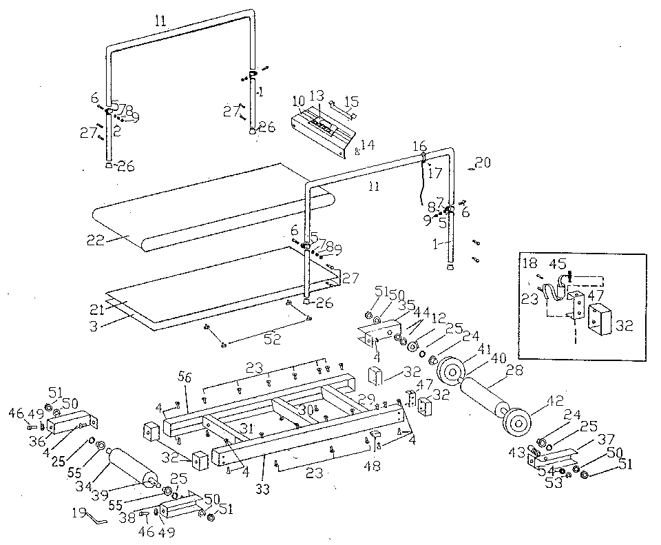 Roadmaster 9504SR unit parts diagram