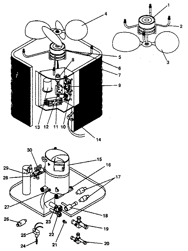 Sears 867801121 functional replacement parts diagram