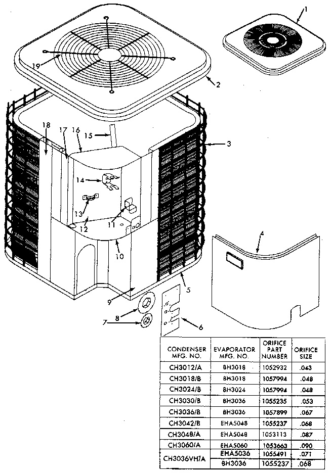 Sears 867801121 non-functional replacement parts diagram