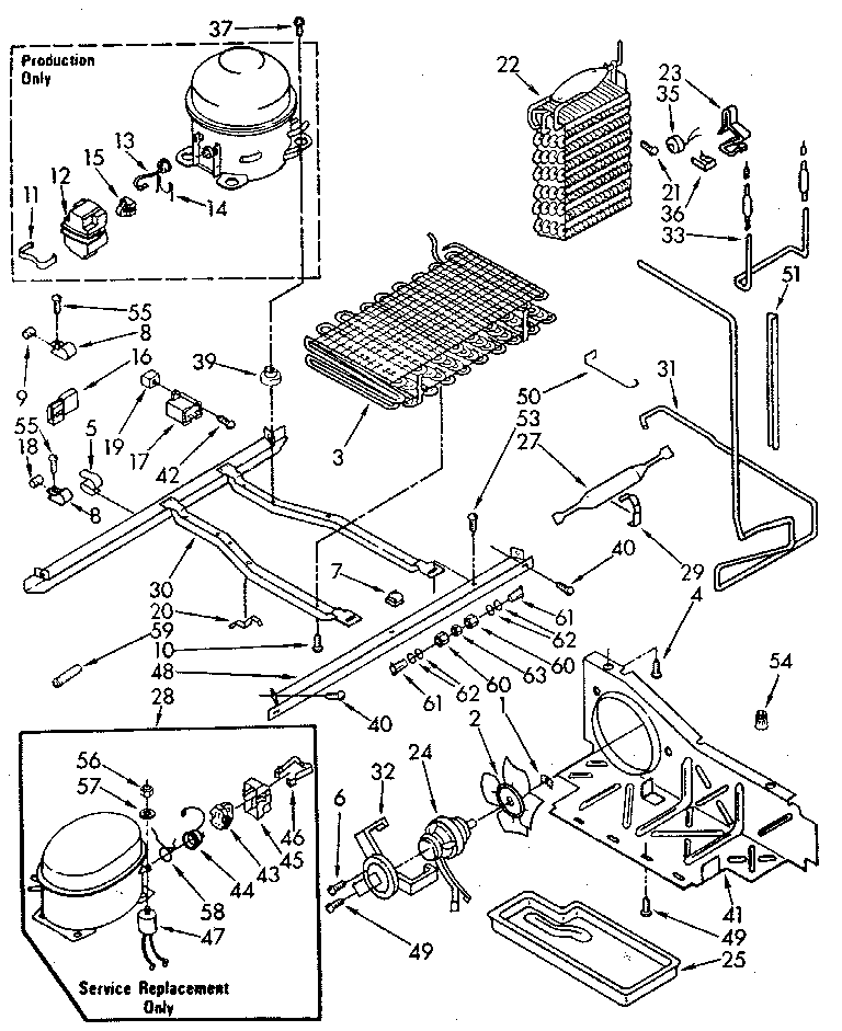 Kenmore 1069515780 unit diagram
