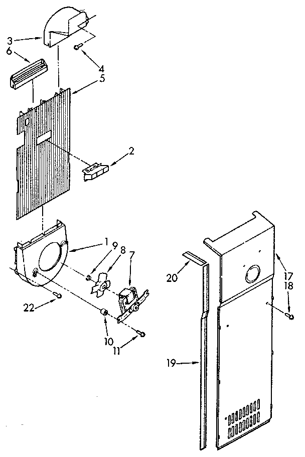 Kenmore 1069515780 air flow diagram