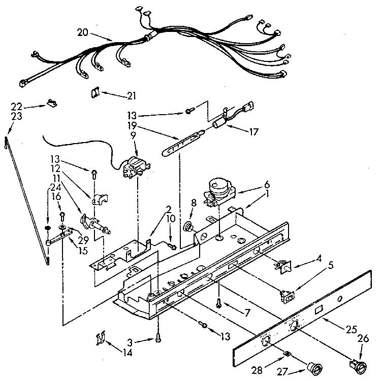 Kenmore 1069515780 control diagram