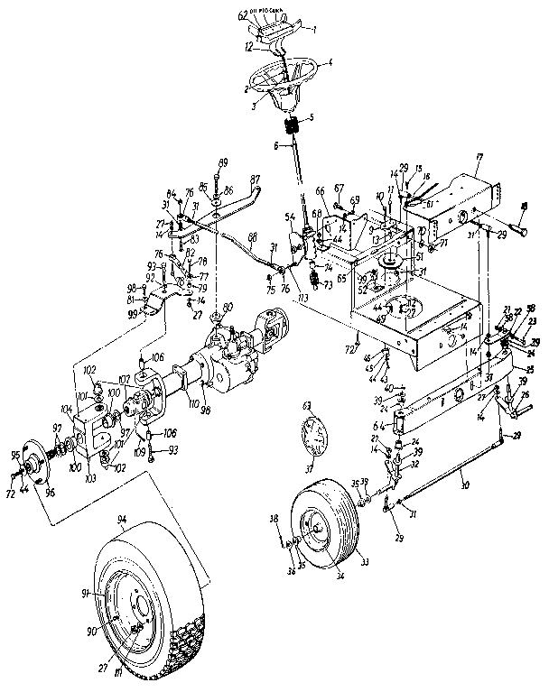MTD 131784G drive assembly diagram