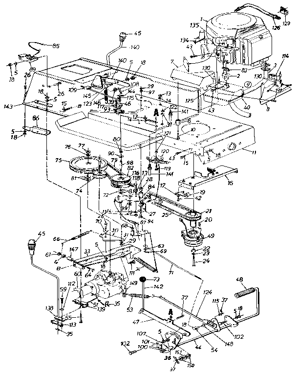 MTD 131784G engine diagram