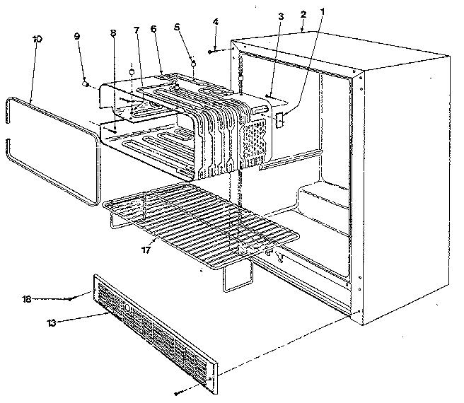 Marvel 4EAF cabinet parts diagram