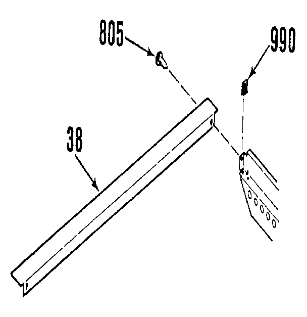 Kenmore 9114658816 optional rear main top filler 8028790 diagram