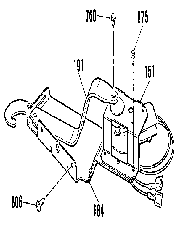Kenmore 9114842990 lock section diagram