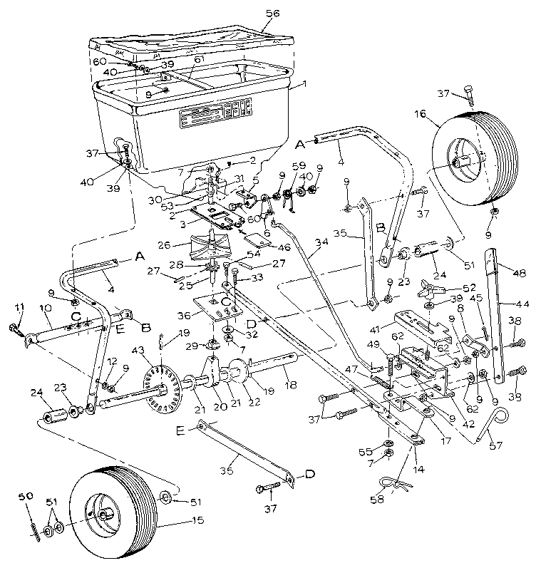 Craftsman 486243952 replacement parts diagram