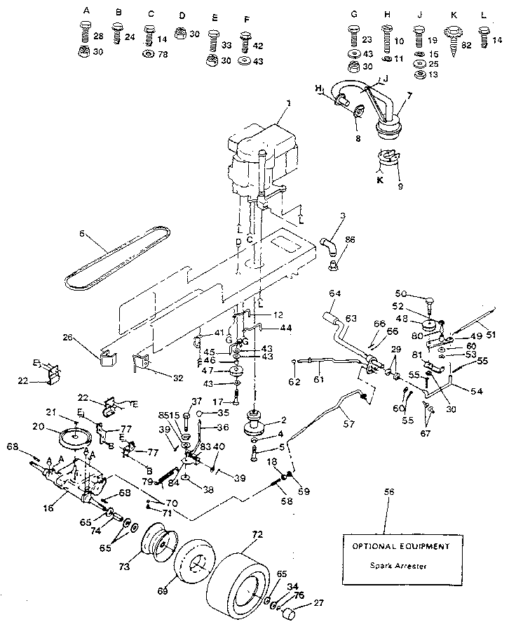Craftsman 917254521 drive diagram