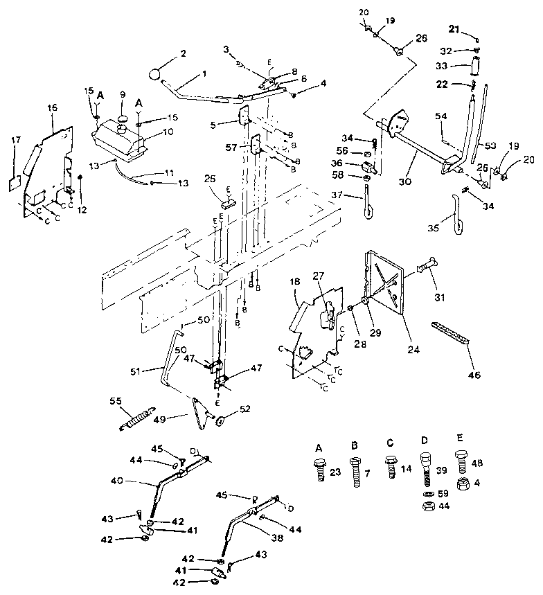 Craftsman 917254521 lift adjustment diagram