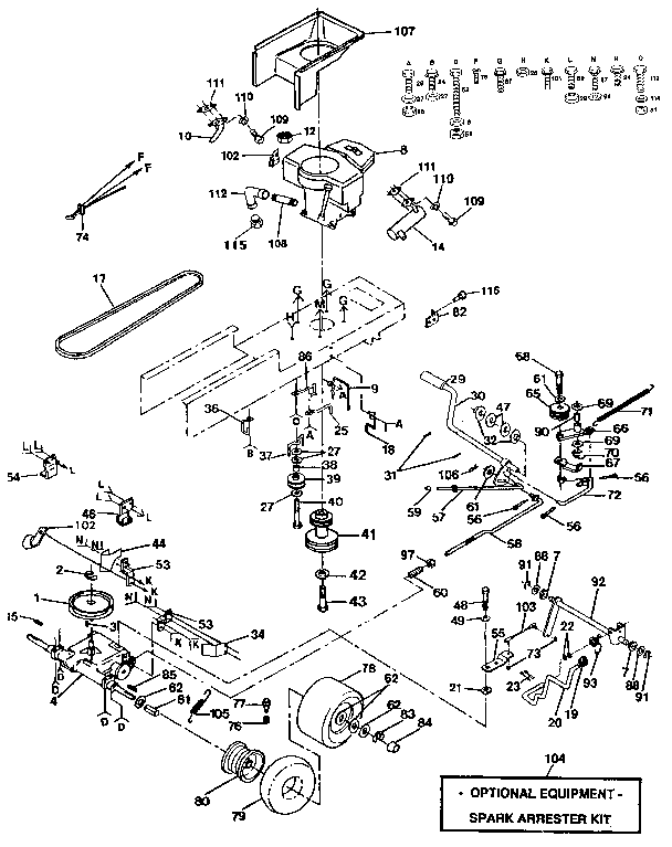 Craftsman 917255920 drive diagram