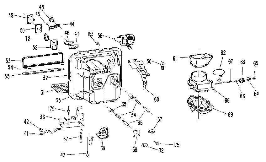 Kenmore 3639514781 dispenser diagram