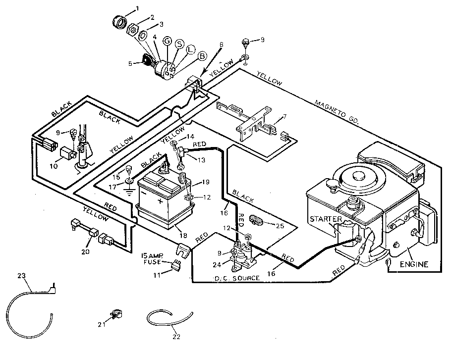 Craftsman 502254161 wiring system diagram