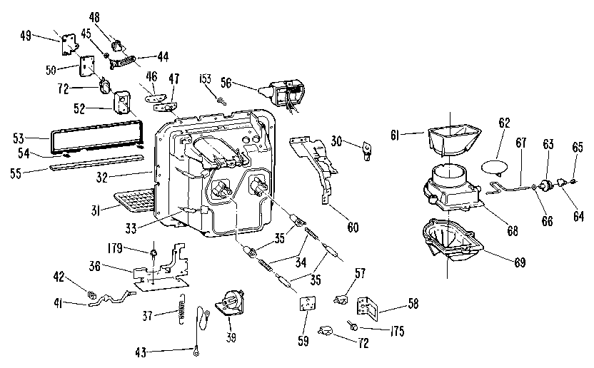 Kenmore 3639517781 dispenser diagram