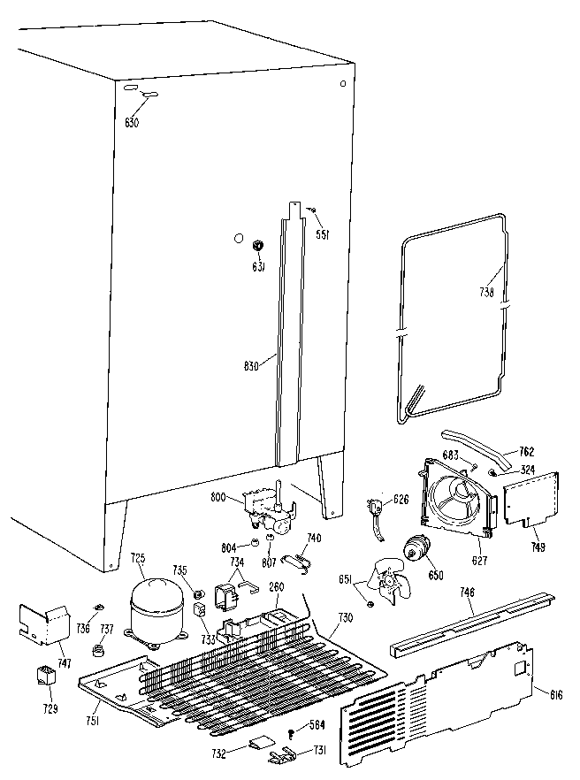 Kenmore 3639517781 unit diagram