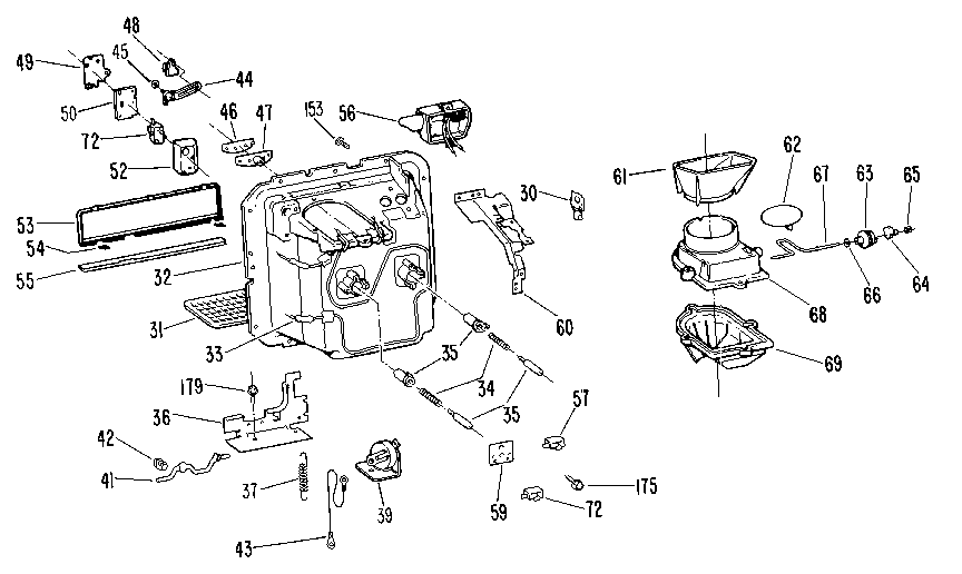 Kenmore 3639517811 dispenser diagram