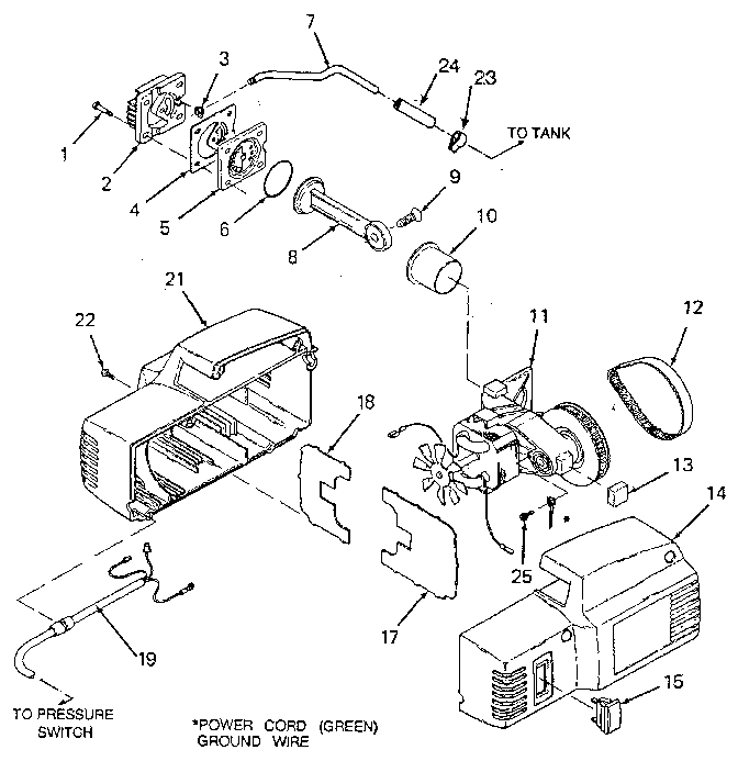 Craftsman 919154310 air compressor diagram