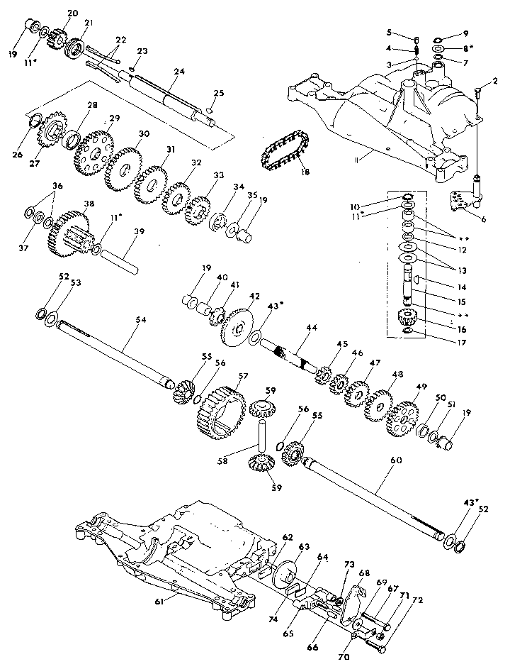 Craftsman 917257481 transaxle diagram