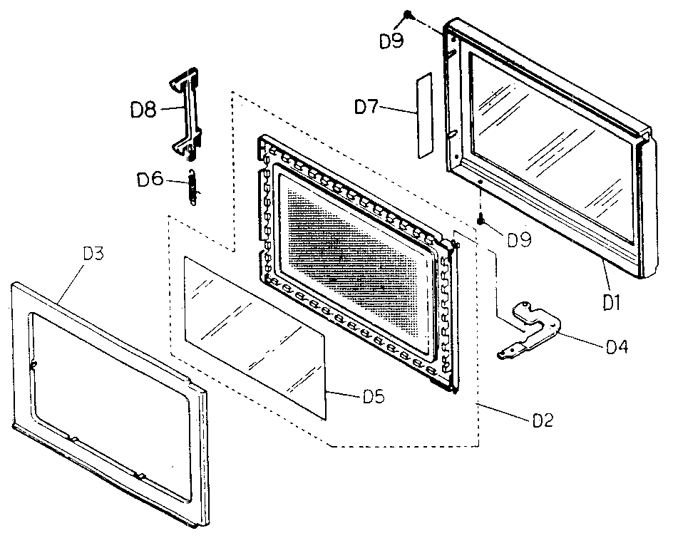 Panasonic MQS1106H door diagram