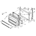 Whirlpool ET20PKXYW00 freezer door diagram