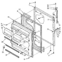 Whirlpool ET20PKXYW00 refrigerator door diagram