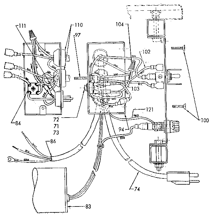 Lifestyler 614299092 front view - sw. box diagram