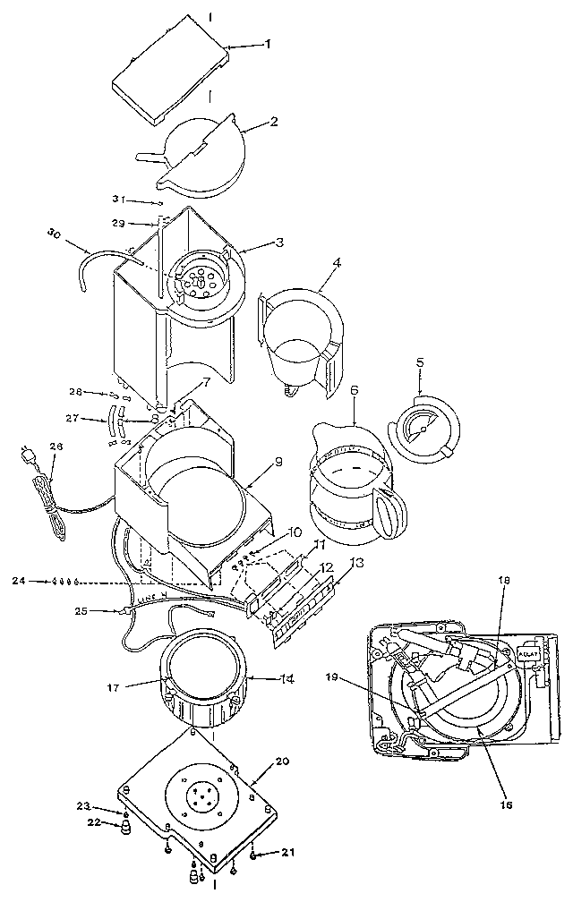 Kenmore 360480360 replacement parts diagram