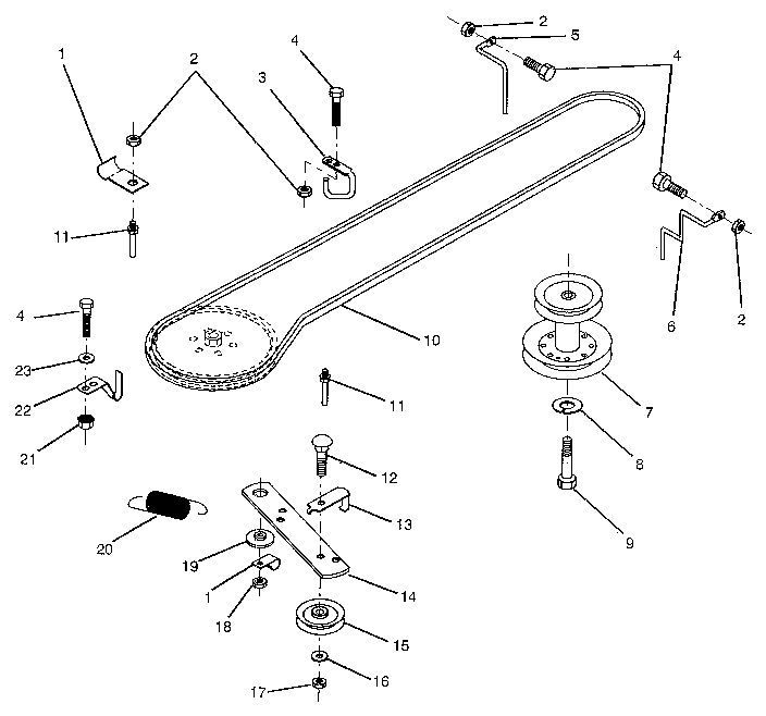 Craftsman 917258140 ground drive diagram