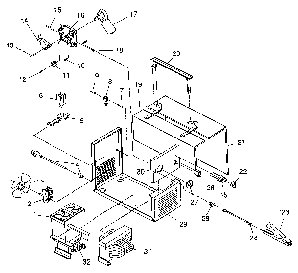 Craftsman 93420105 unit housing diagram