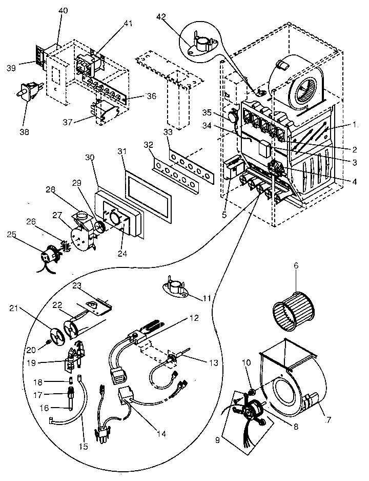 Kenmore 867768382 functional replacement parts diagram